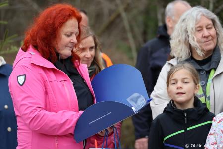 Z zasaditvijo dreves smo uradno odprli kolesarsko povezavo Kamnik–Godič (27)